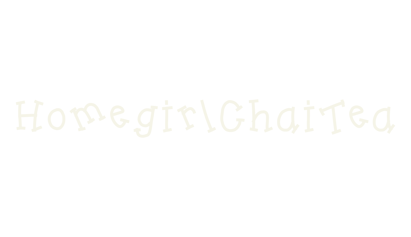 HomegirlChaiTea, tipsy font preview