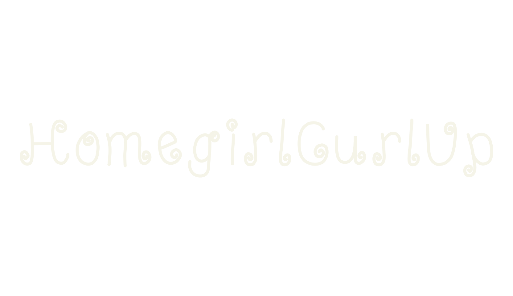 HomegirlCurlUp, girly font preview