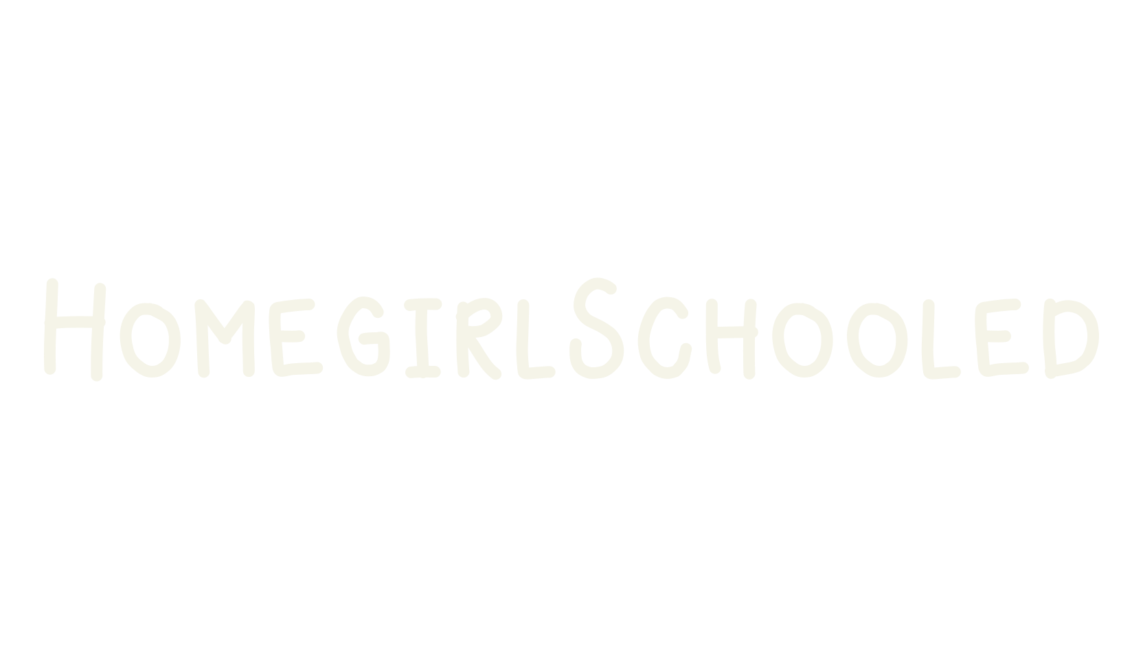 HomegirlSchooled, children font preview