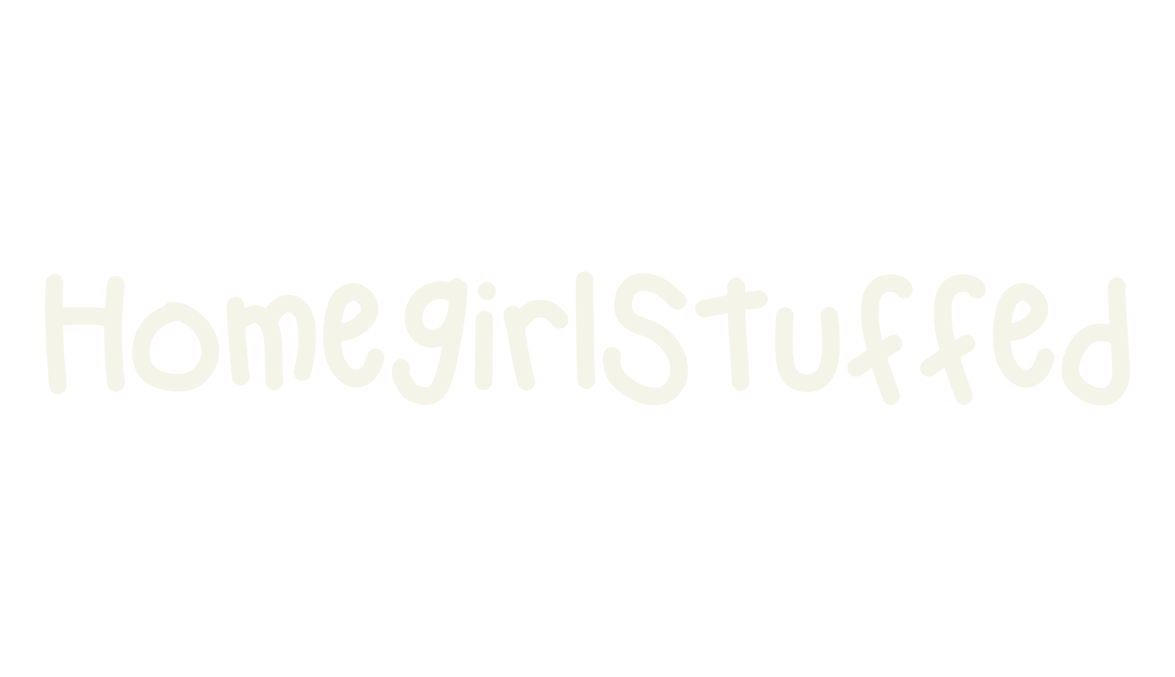 HomegirlStuffed, thick font preview