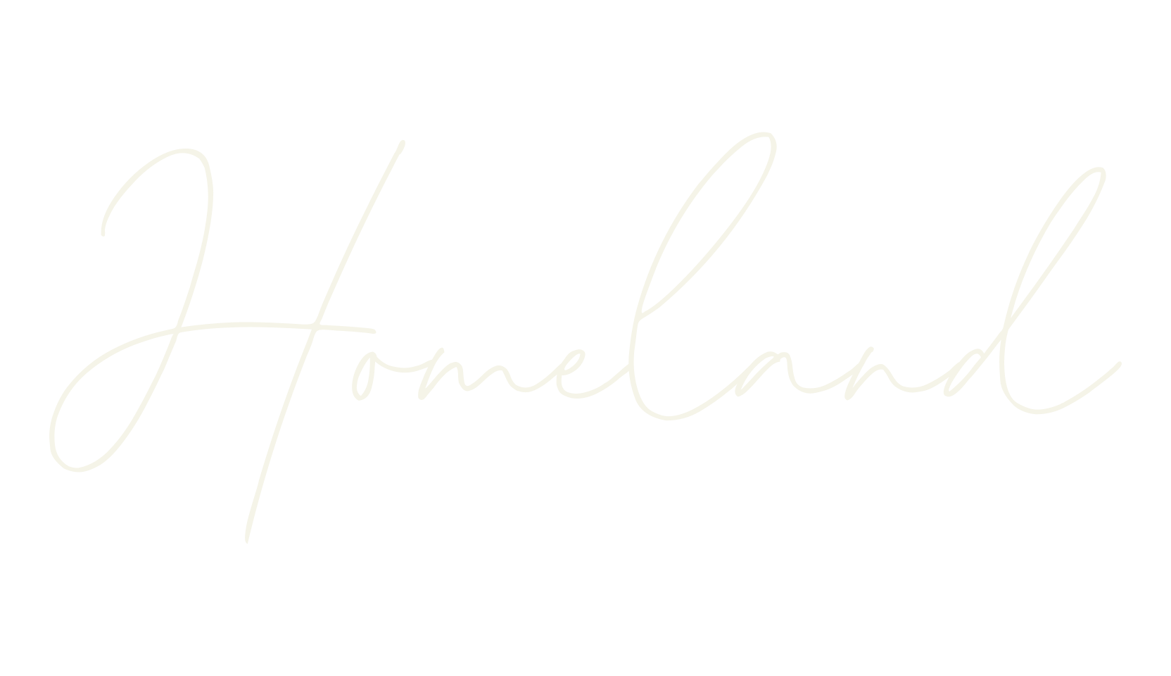 Homeland, calligraphy font preview