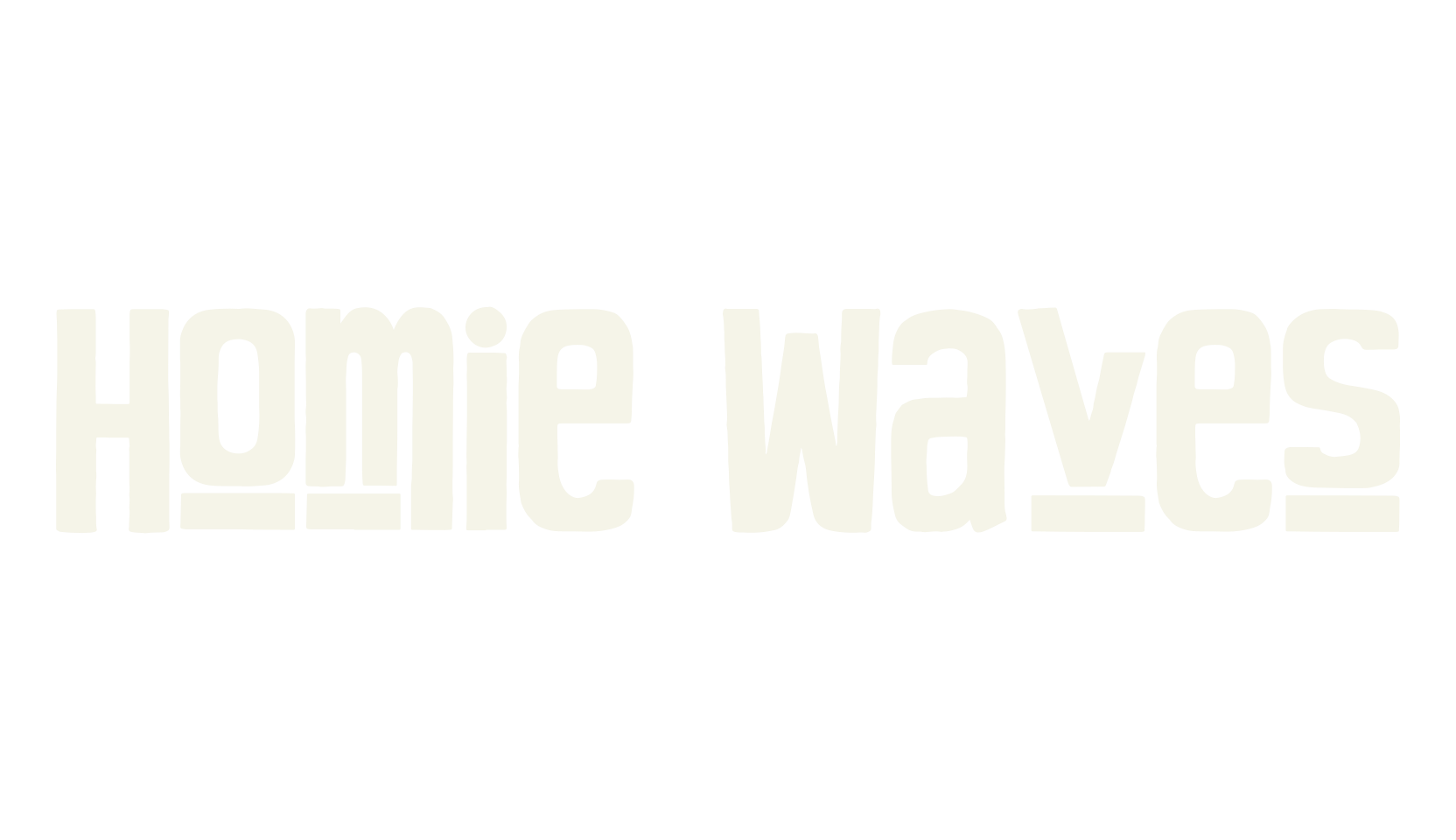 Homie Waves, handwriting font preview