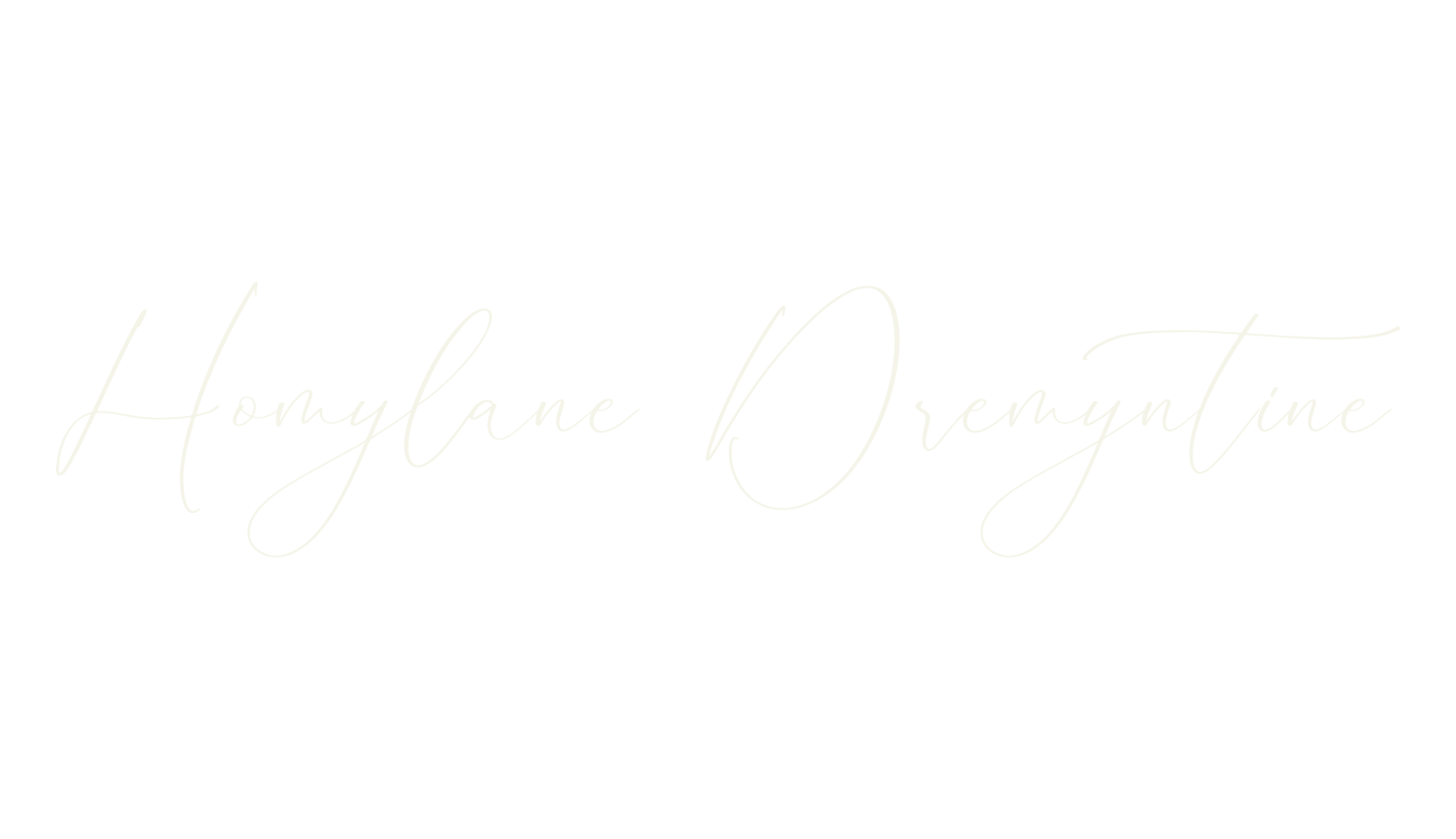 Homylane Dremyntine, script font preview