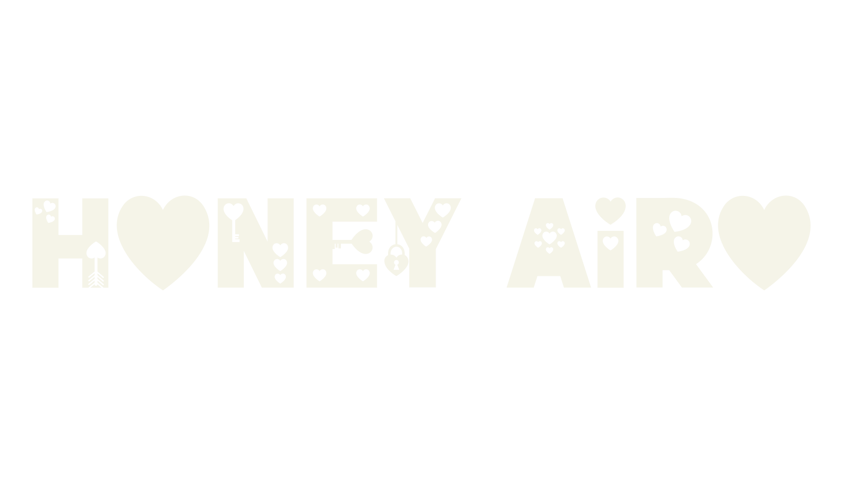Honey Airo, heart font preview