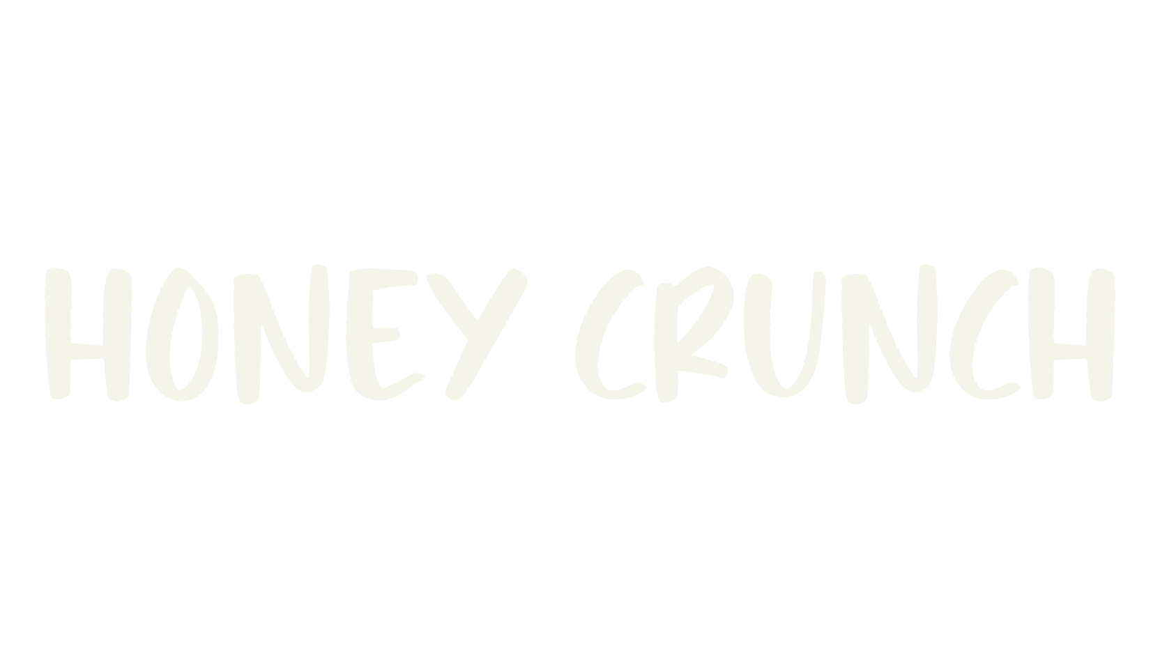 Honey Crunch, decorative font preview