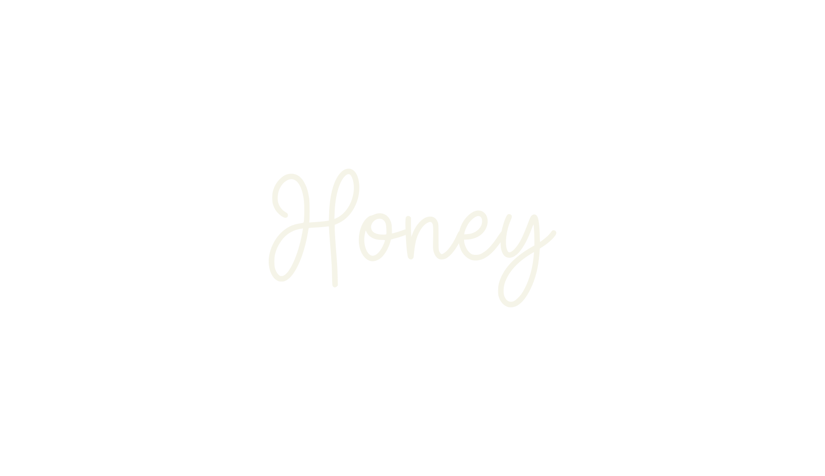 Honey, cute font preview