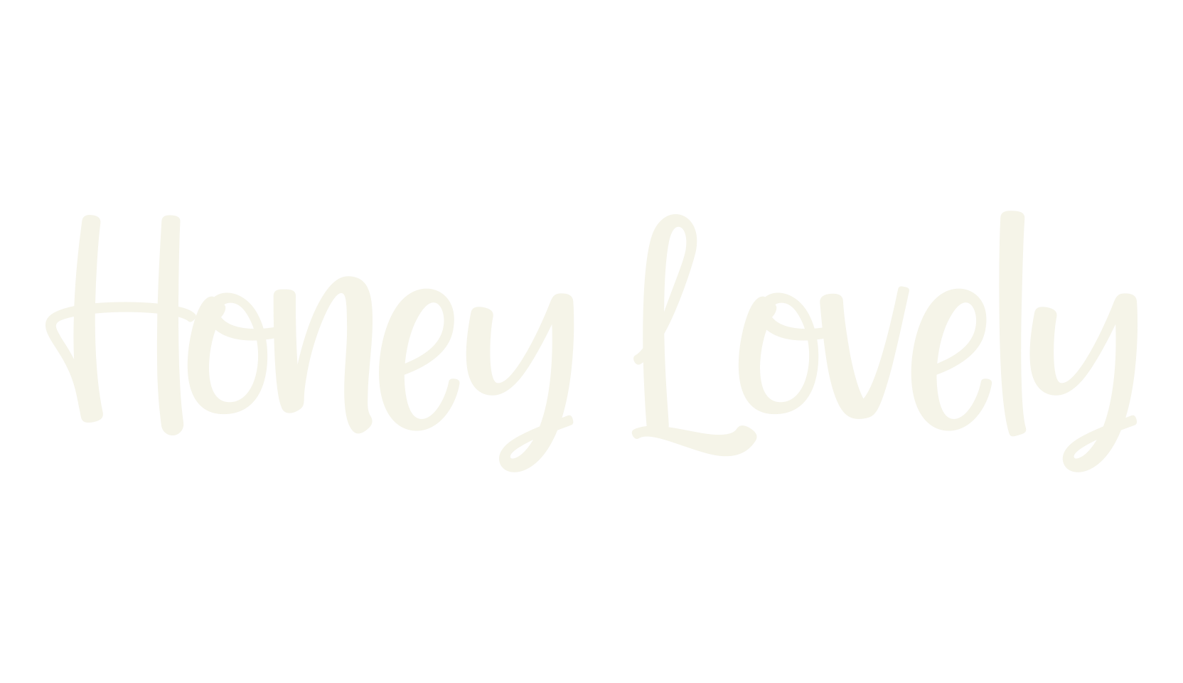 Honey Lovely, cute font preview