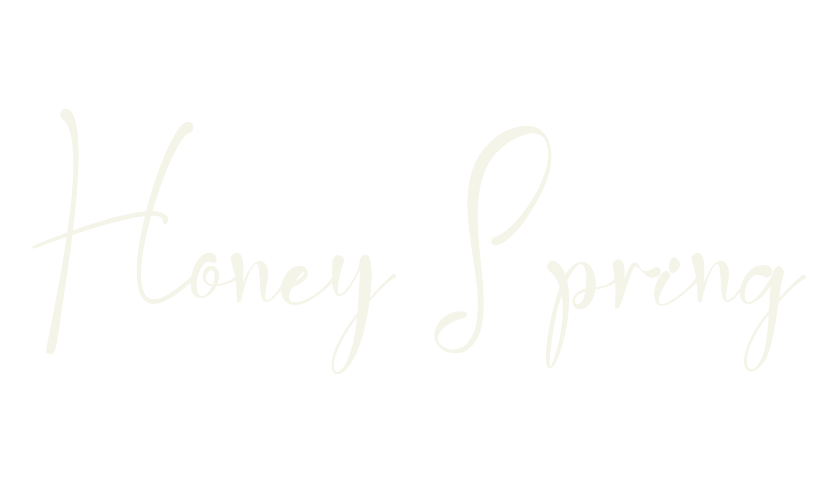 Honey Spring, calligraphy font preview