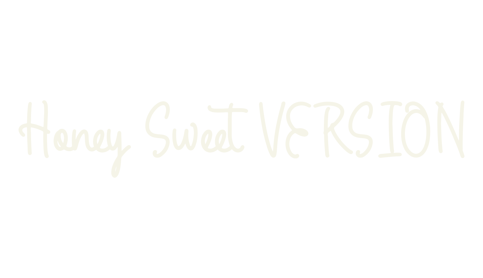 Honey Sweet VERSION, script font preview