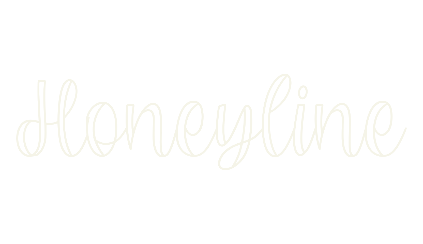 Honeyline, fancy font preview