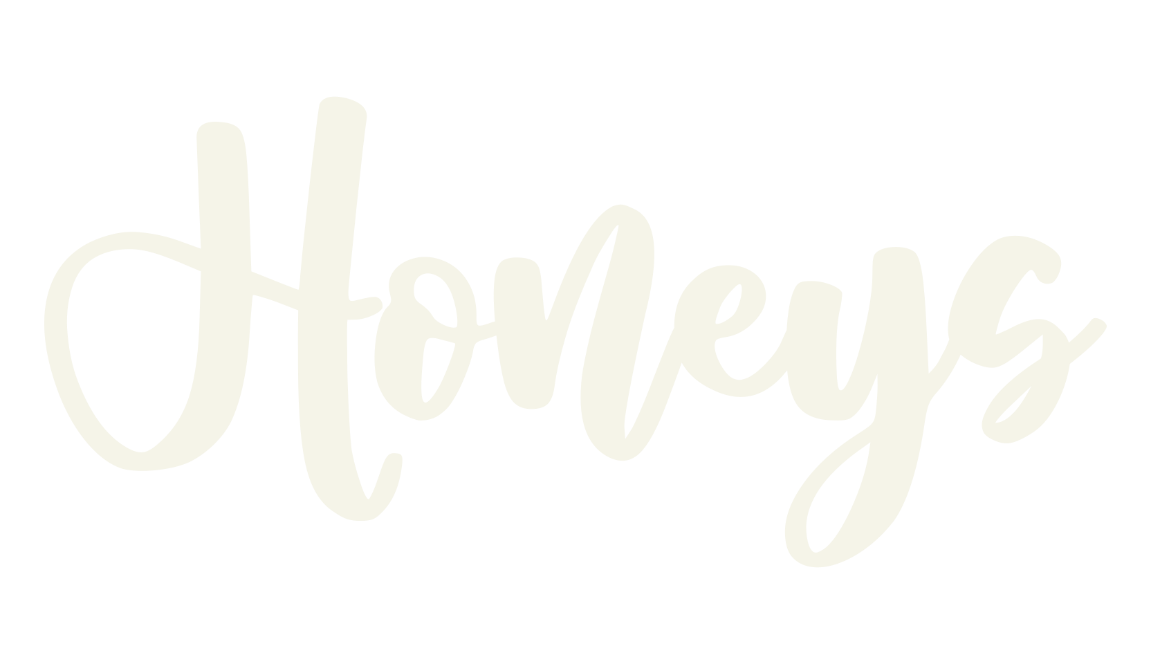 Honeys, calligraphy font preview