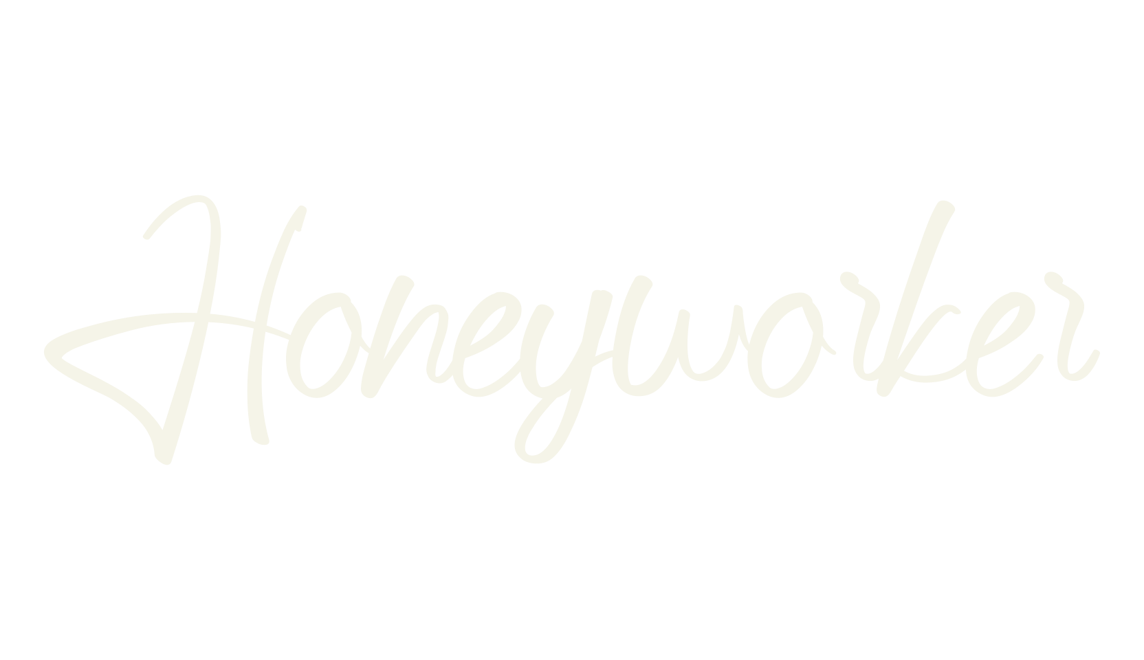 Honeyworker, calligraphy font preview