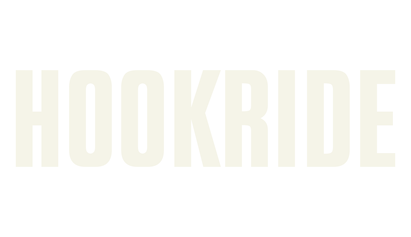 HOOKRIDE, condensed font preview