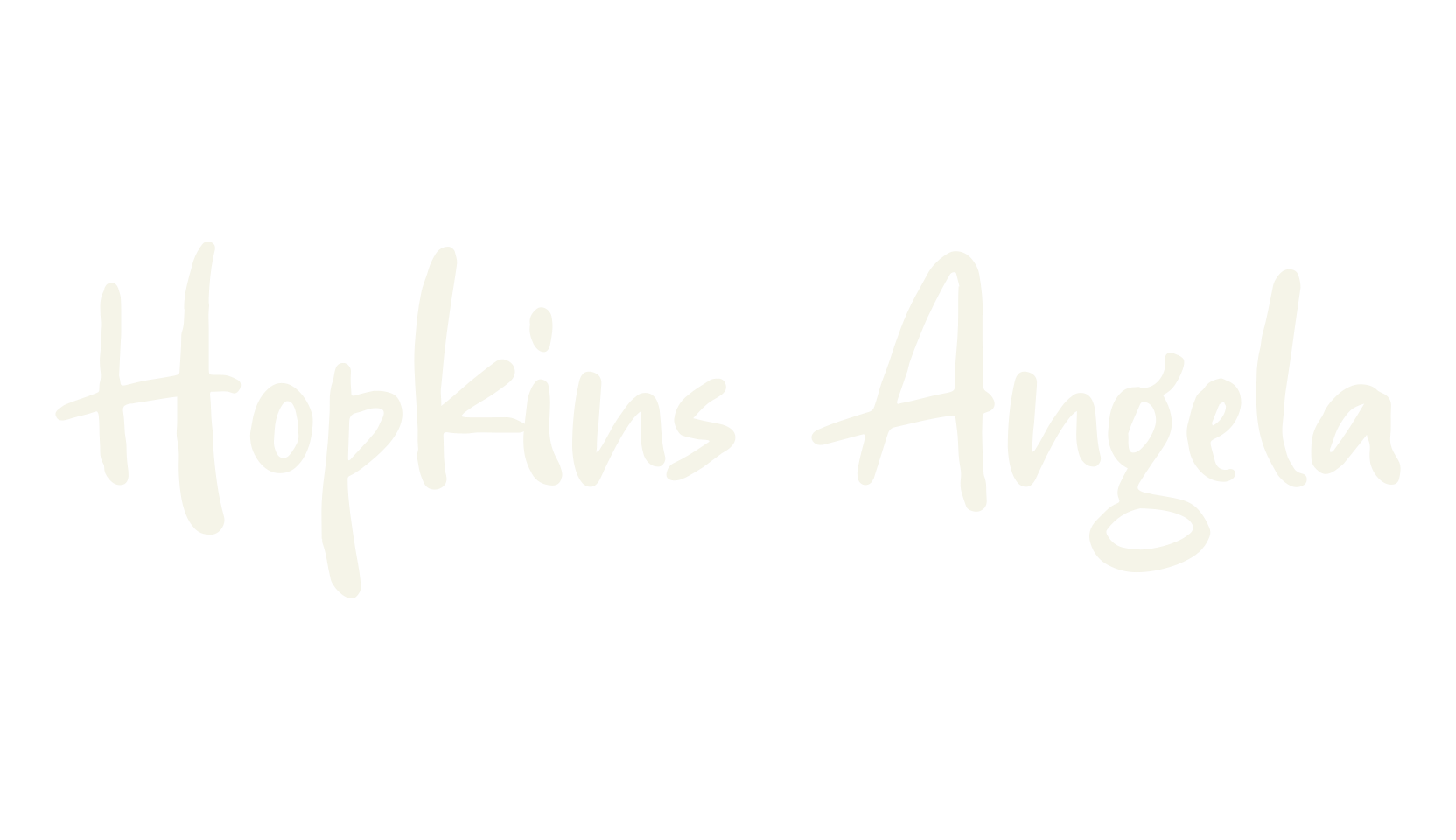 Hopkins Angela, fashion script font preview