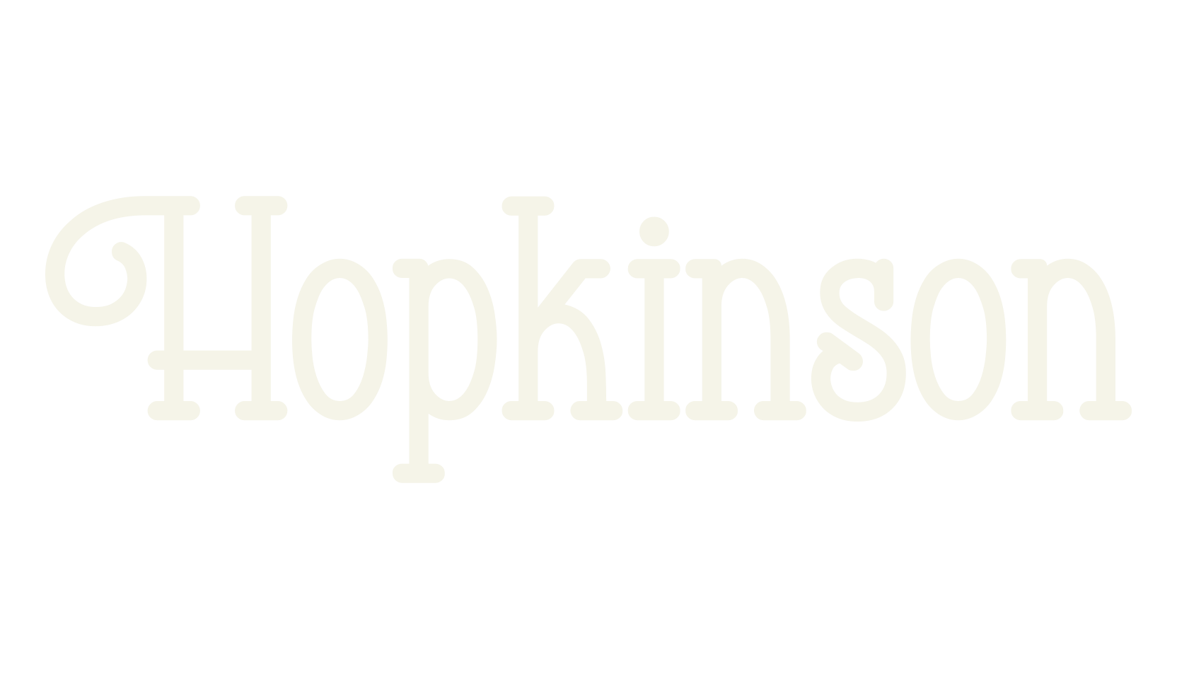 Hopkinson, handwritten font preview
