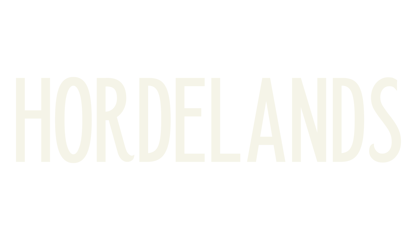 Hordelands, sans font preview