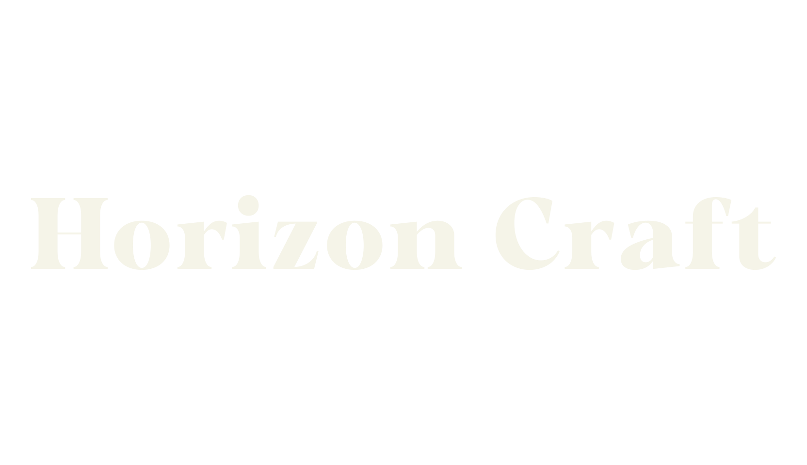Horizon Craft, bold font preview
