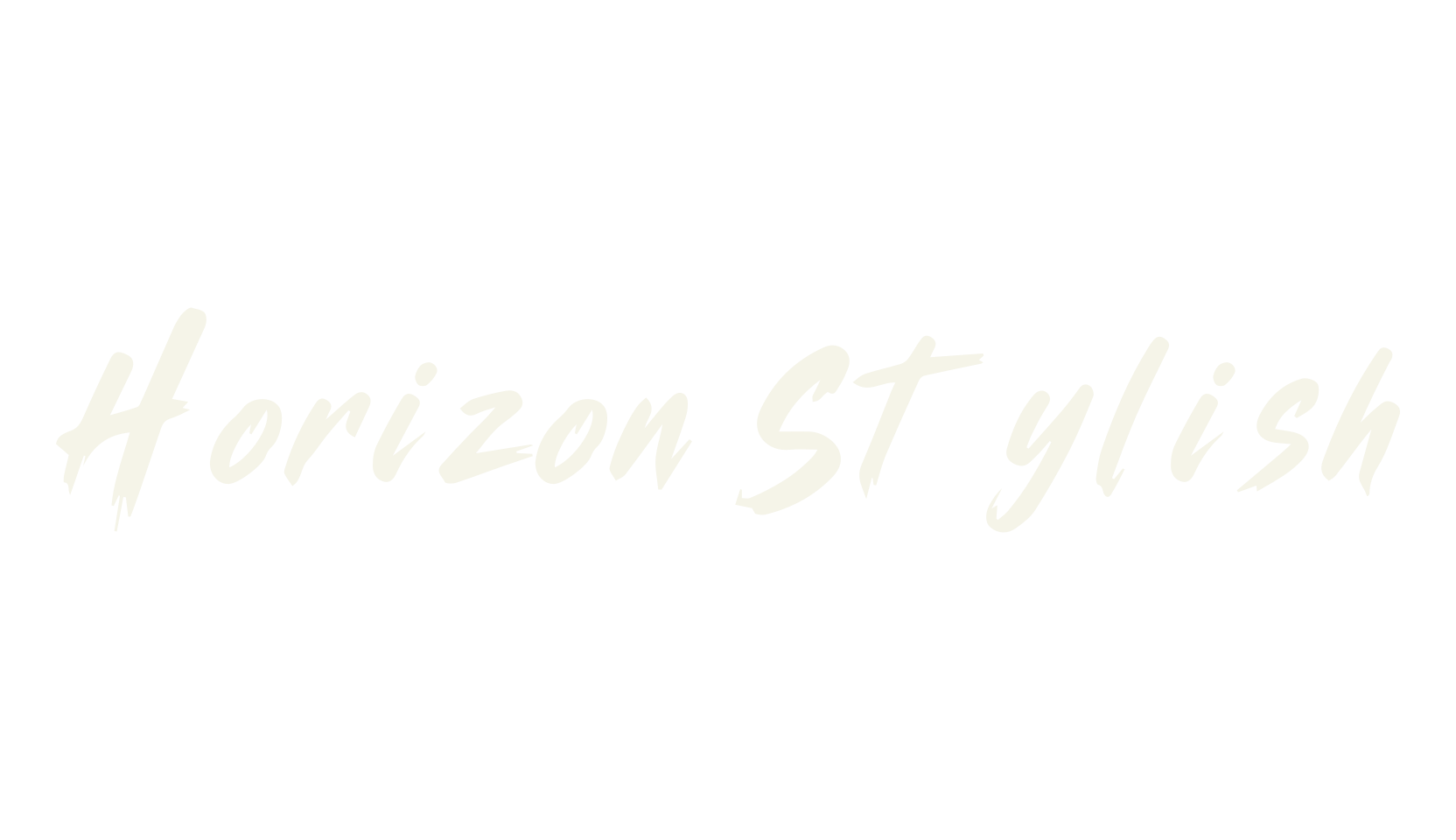 Horizon Stylish, banner font preview