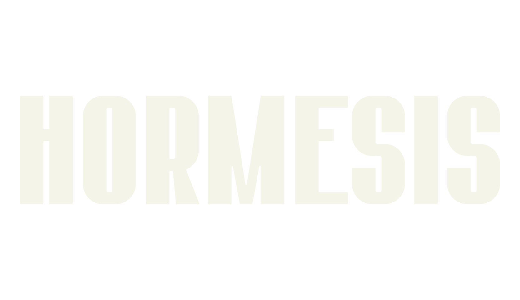 HORMESIS, sports font preview