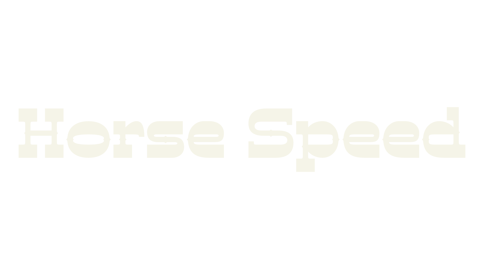 Horse Speed, old western font preview