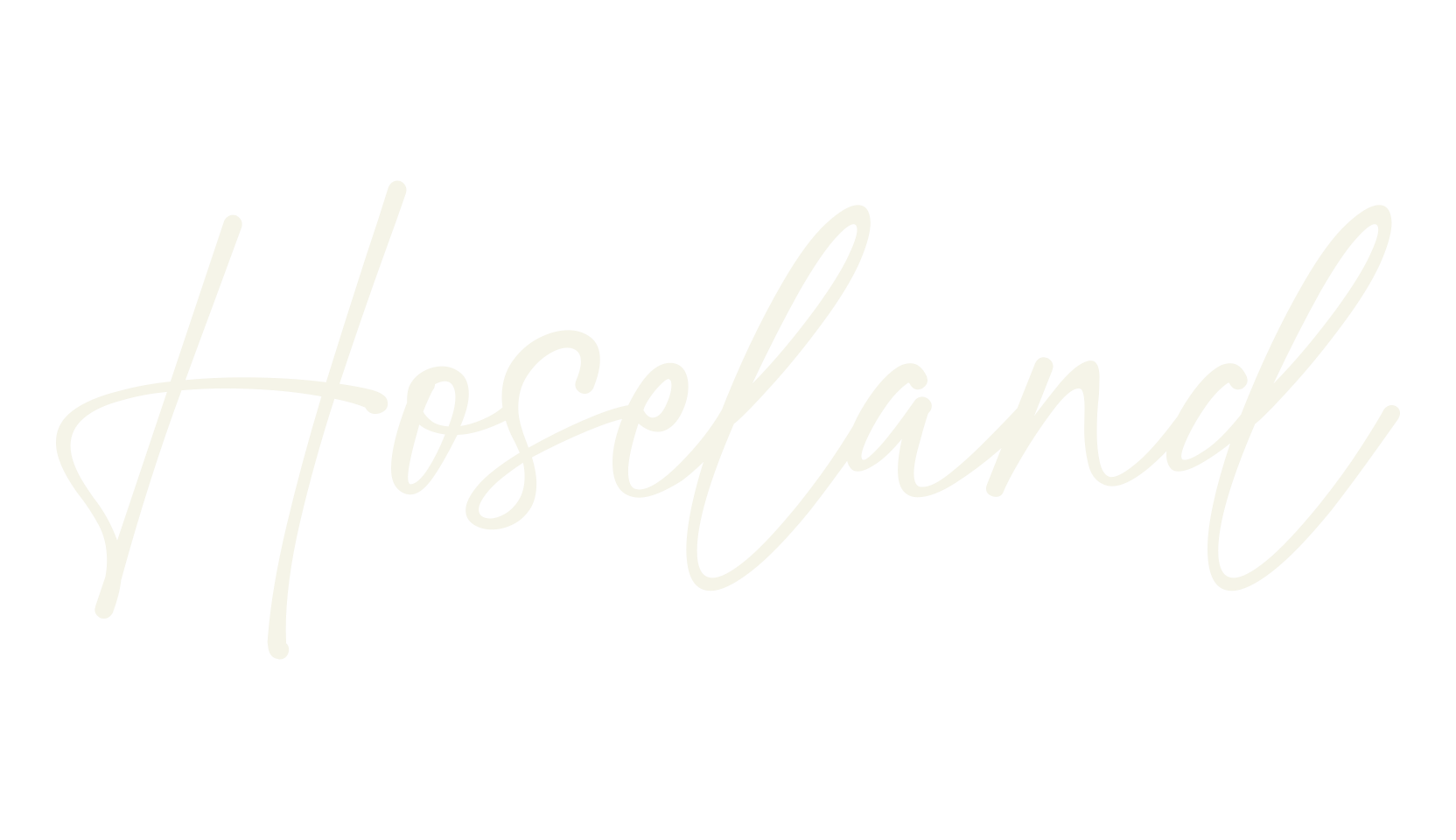Hoseland, calligraphy font preview