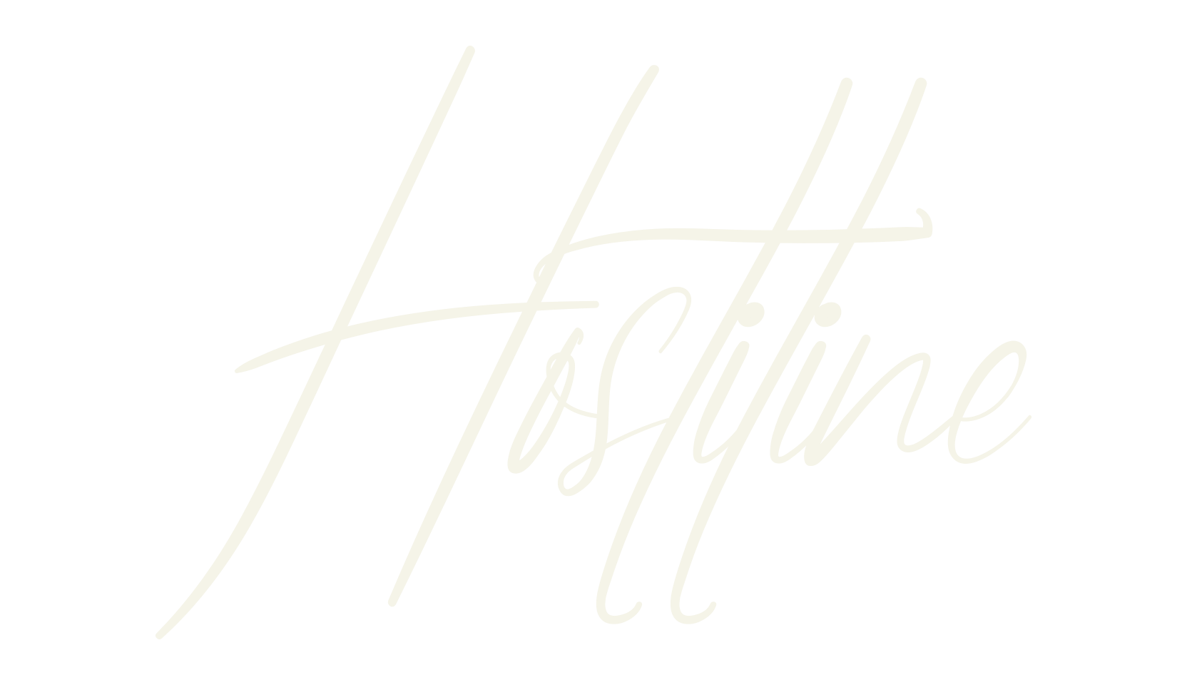 Hostiline, thin font preview