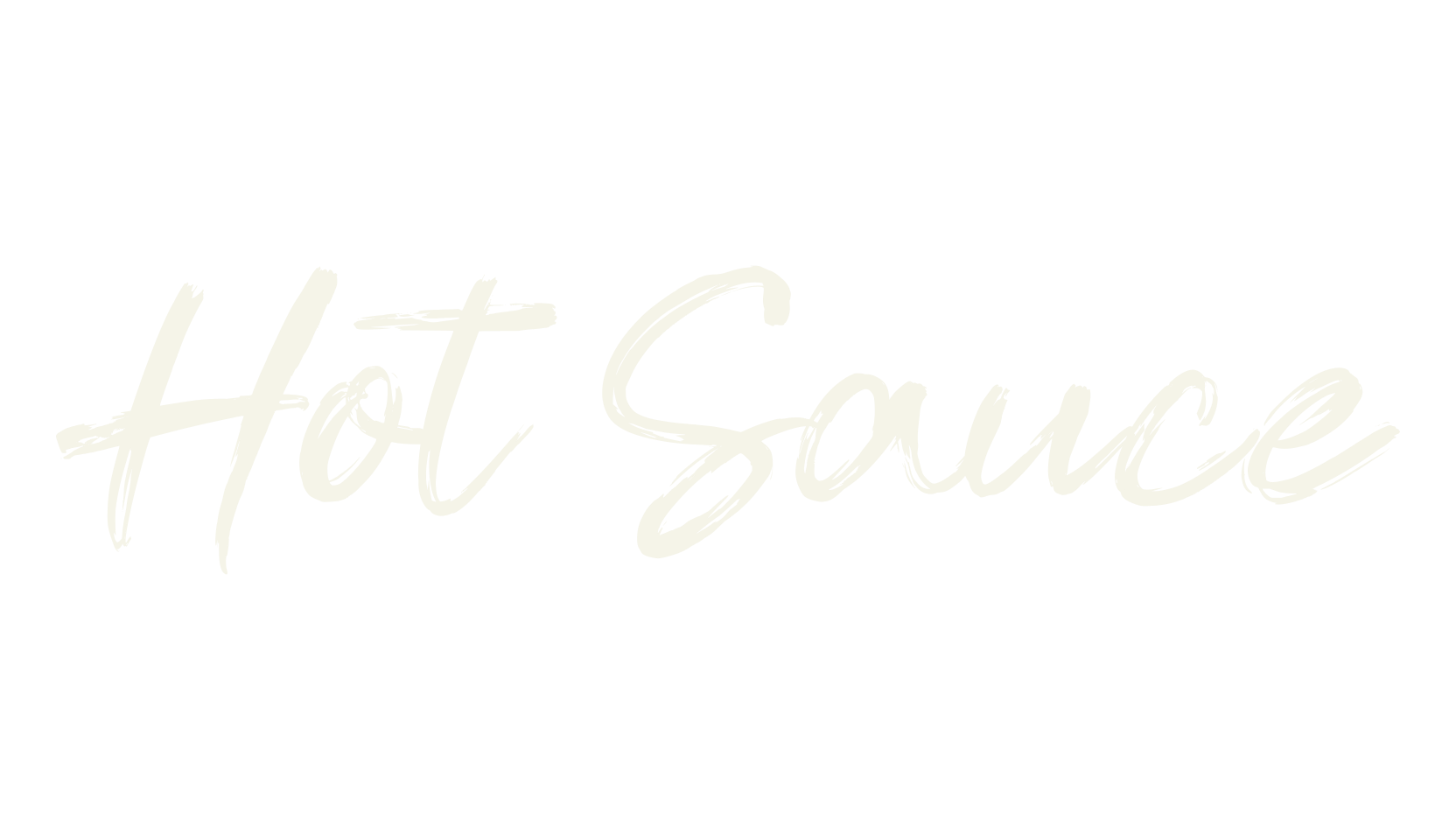 Hot Sauce, hand drawn font preview