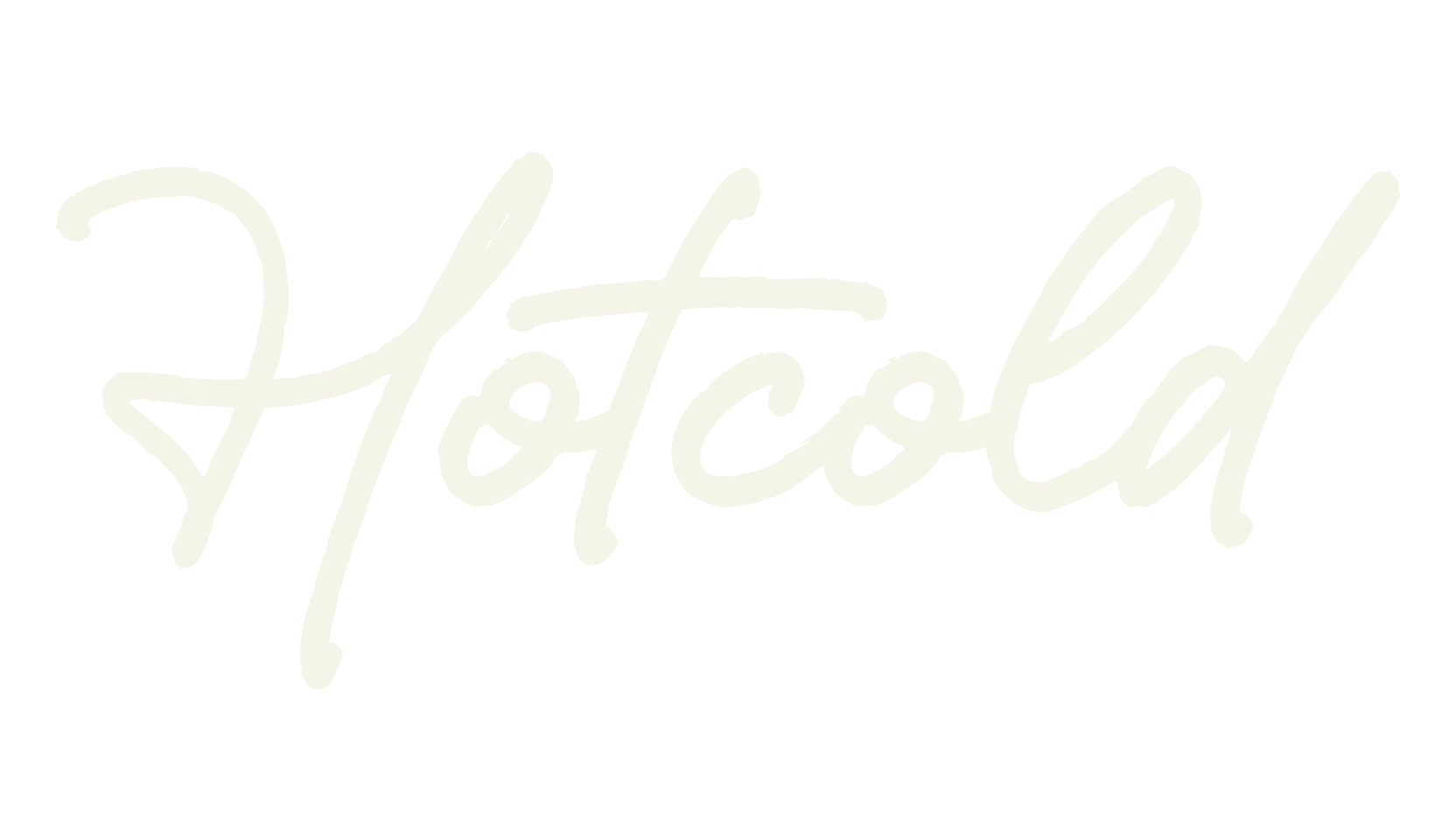 Hotcold, script font preview