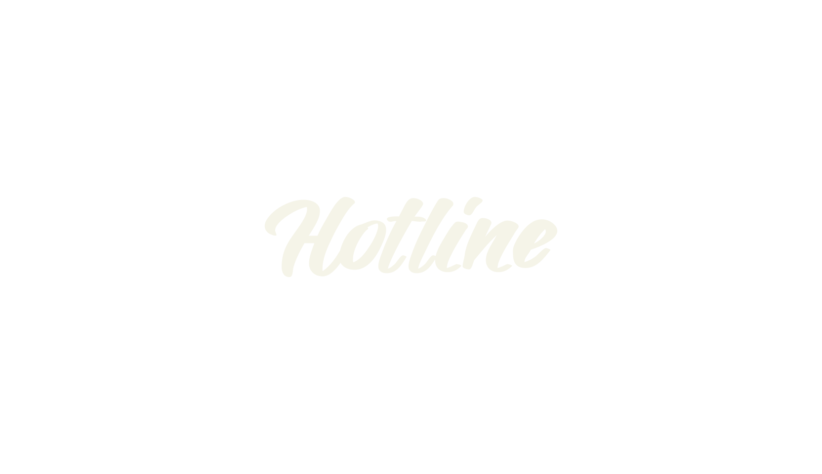 Hotline, calligraphy font preview