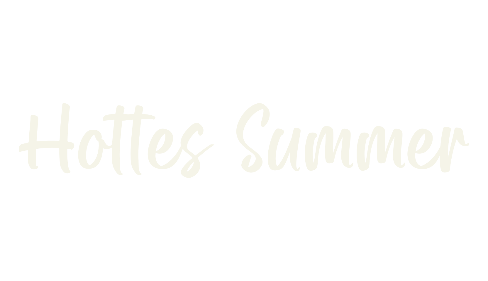 Hottes Summer, script font preview