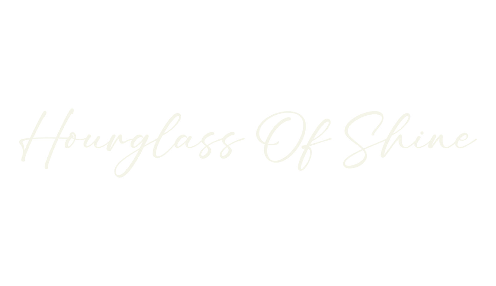 Hourglass Of Shine, calligraphy font preview