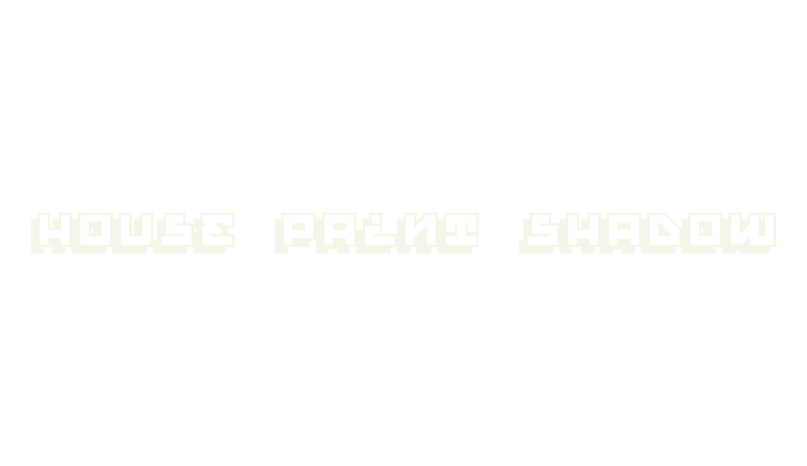 House Paint Shadow, graffiti font preview
