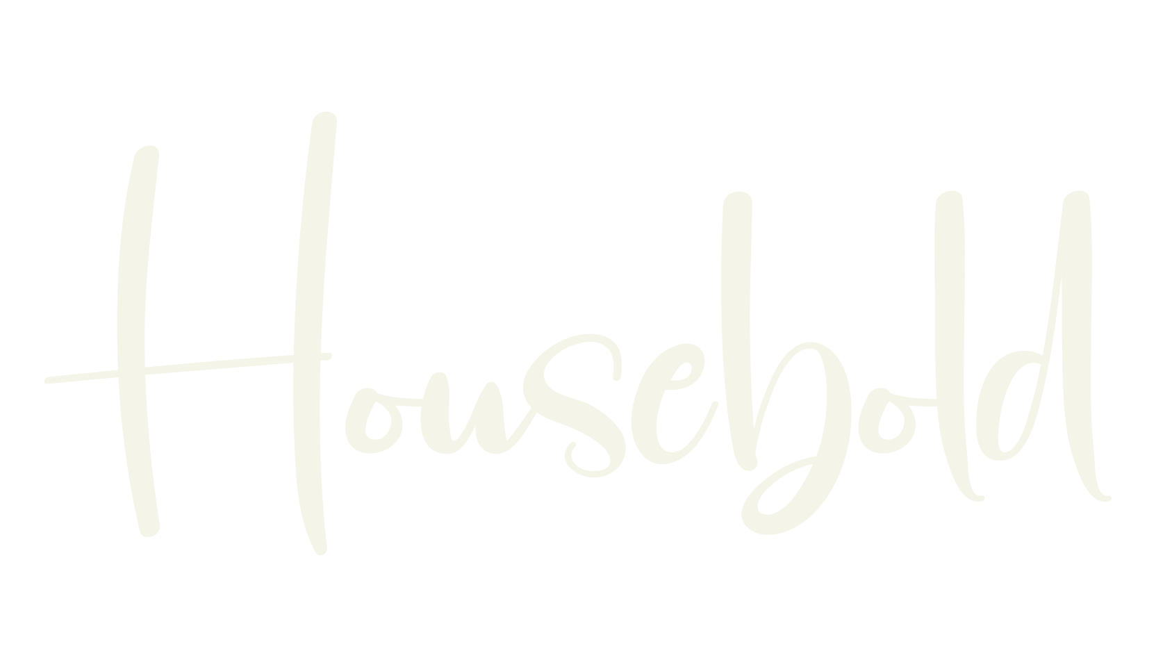 Housebold, fashion script font preview
