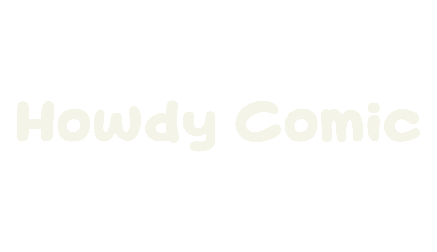 Howdy Comic, handwritten font preview