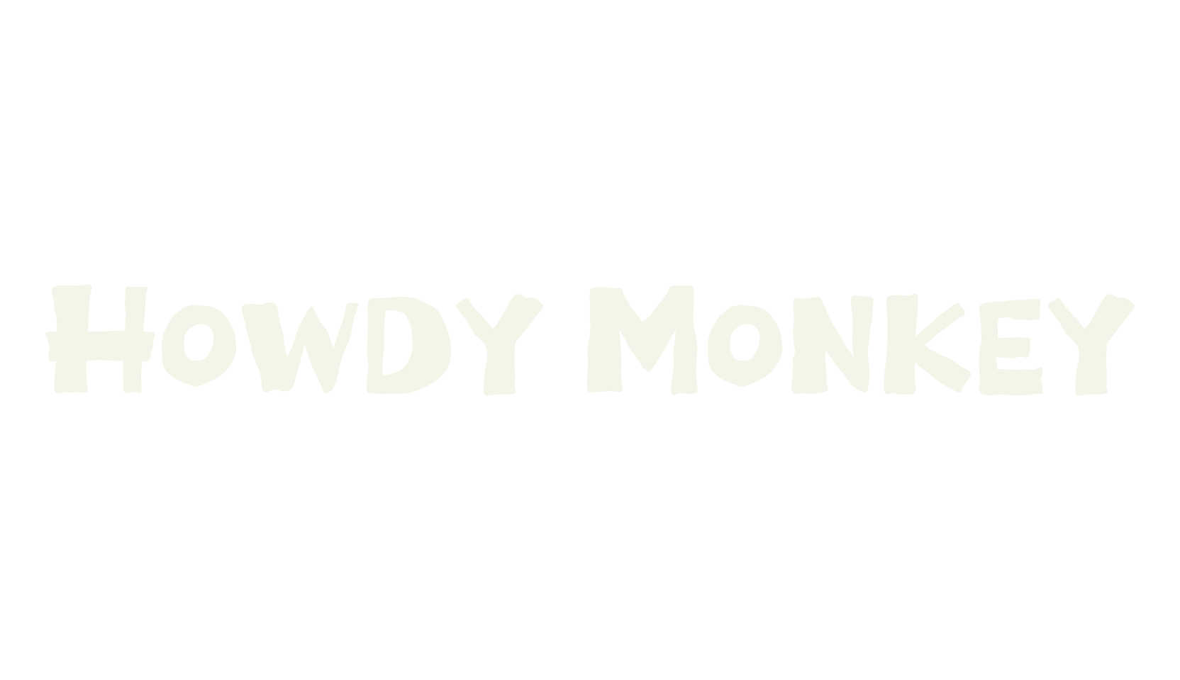 Howdy Monkey, display market font preview