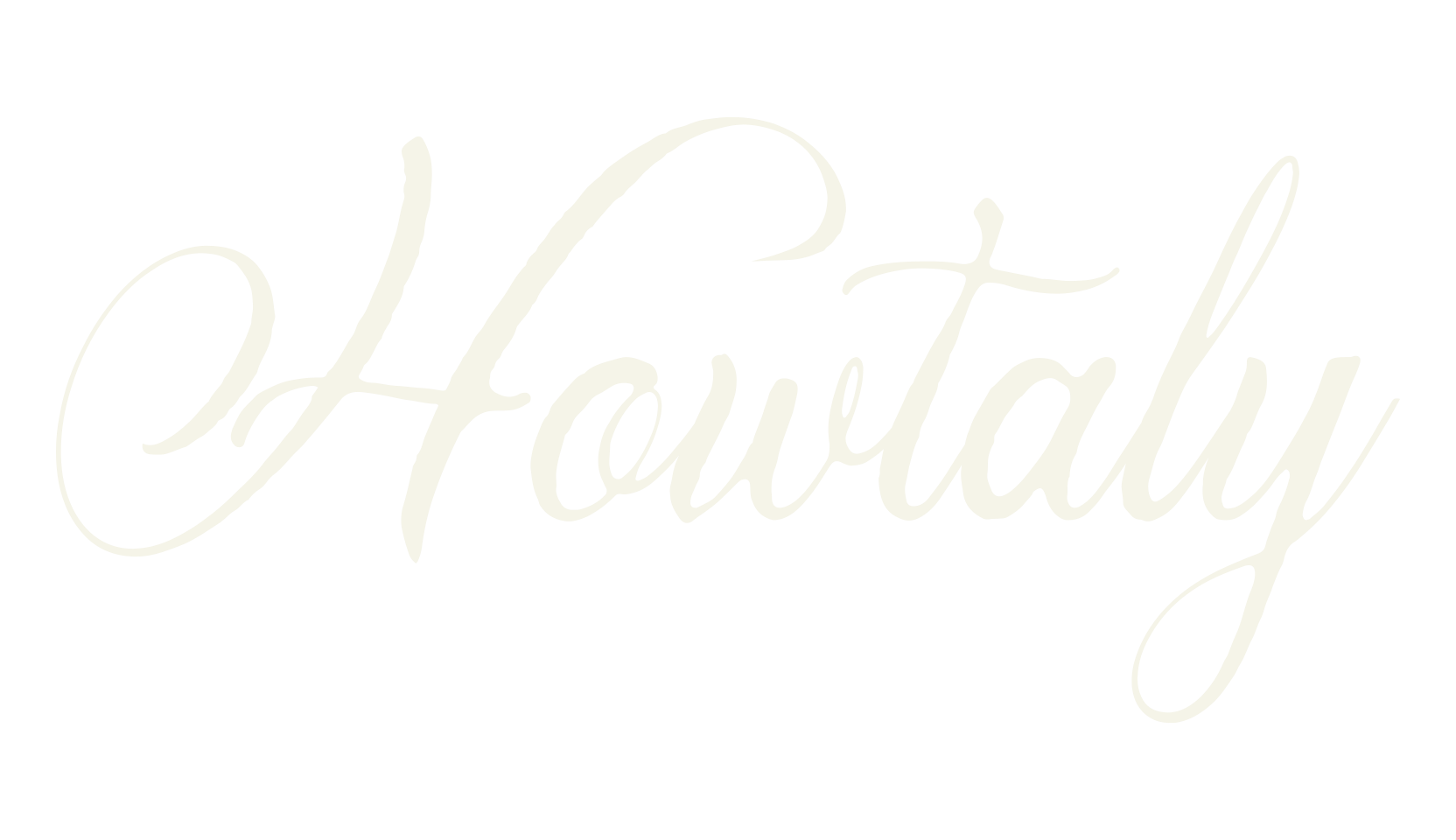 Howtaly, cursive font preview