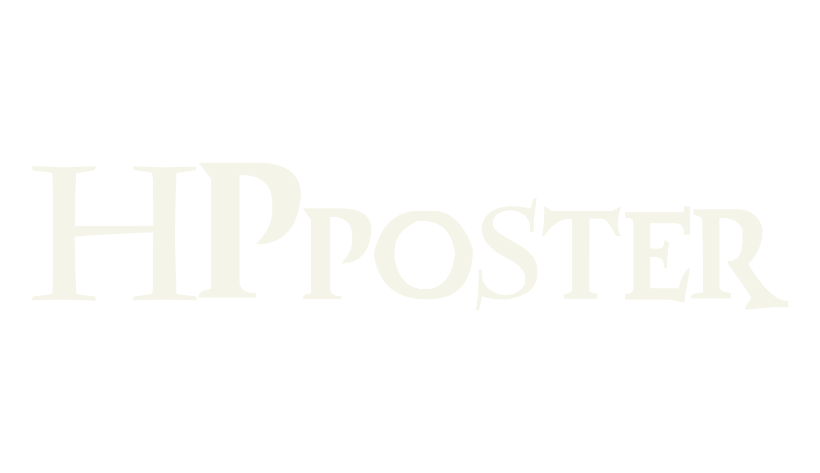 HPposter, display market font preview
