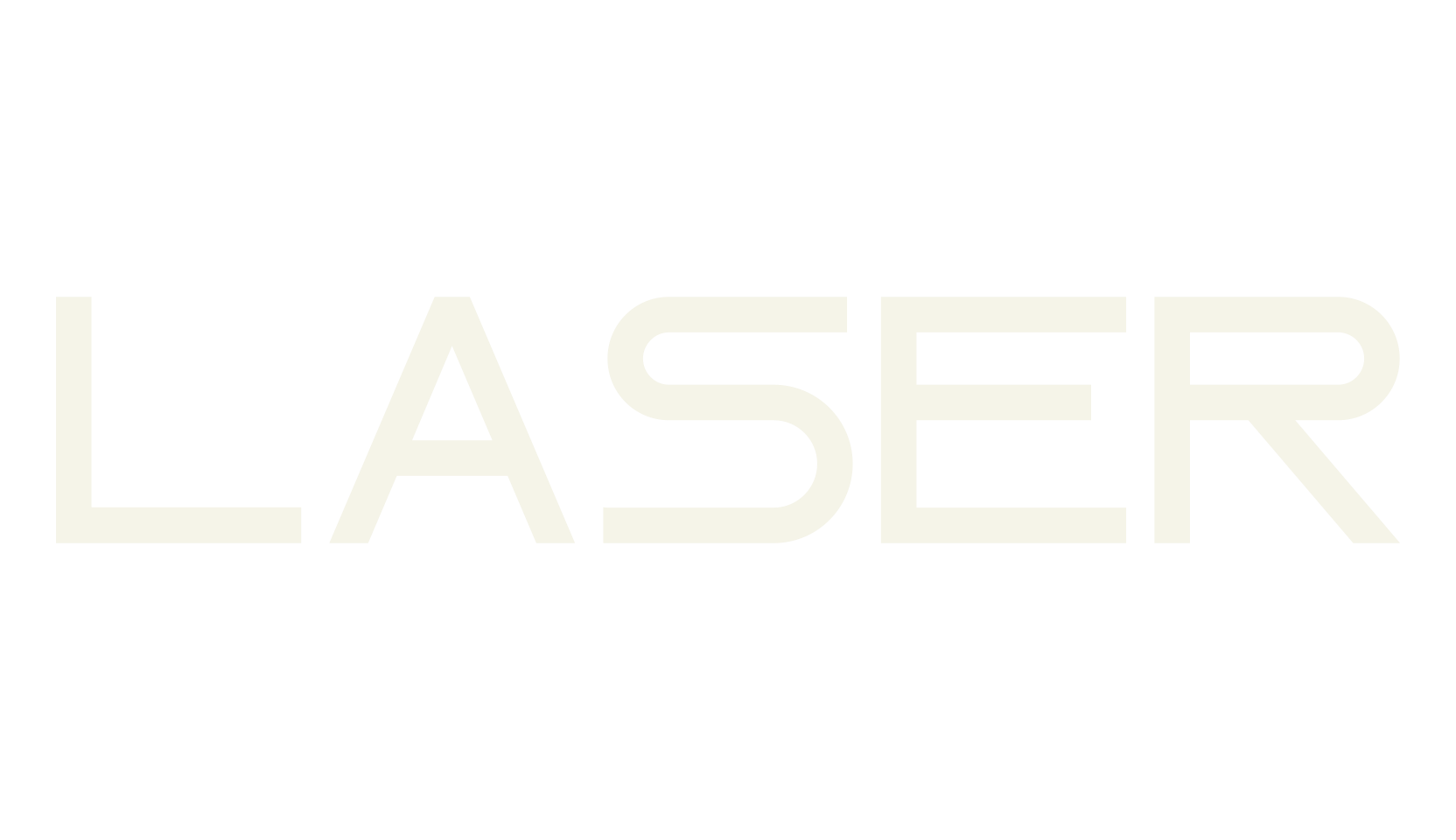 LASER, futuristic font preview