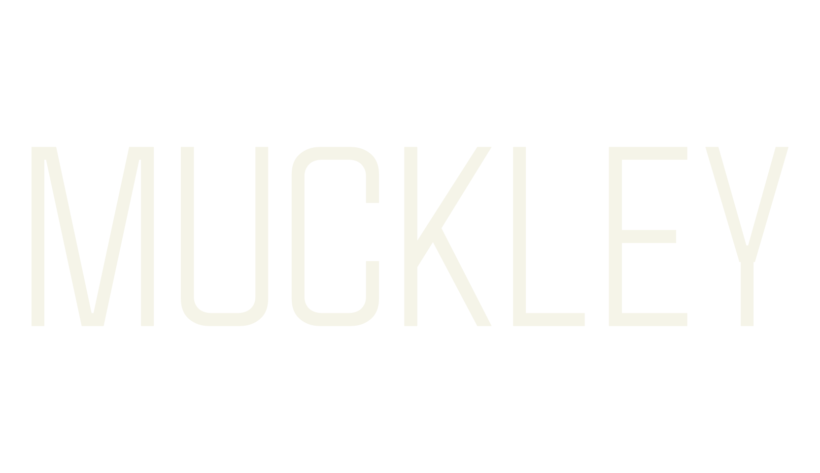 Muckley, typewriter font preview