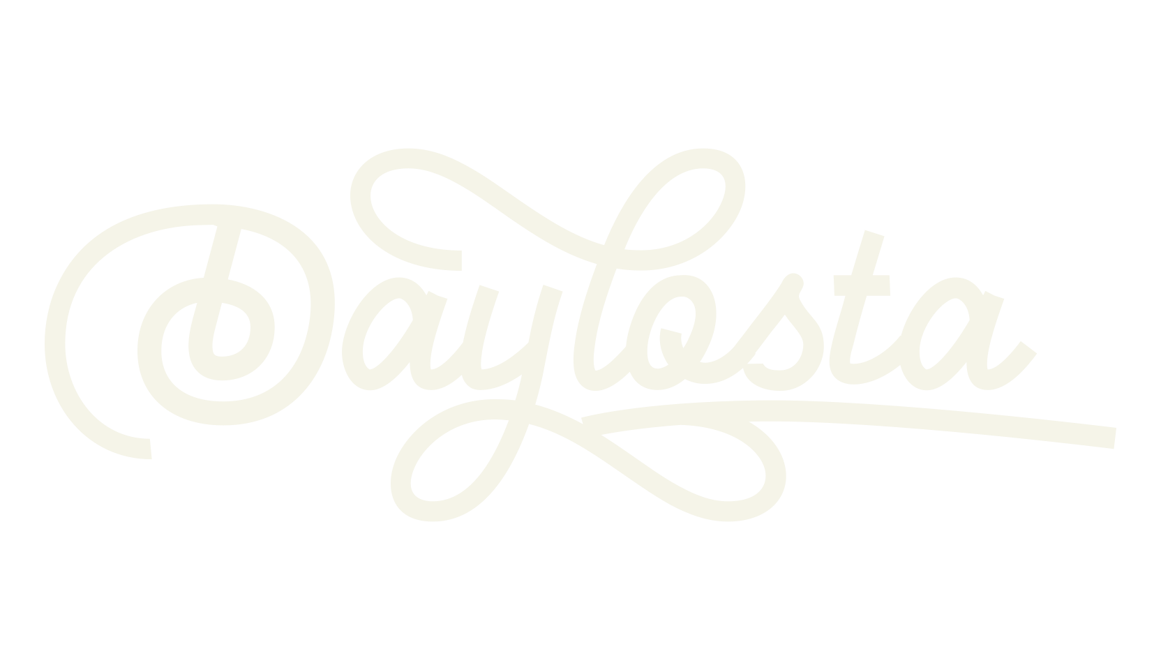 Daylosta, script font preview