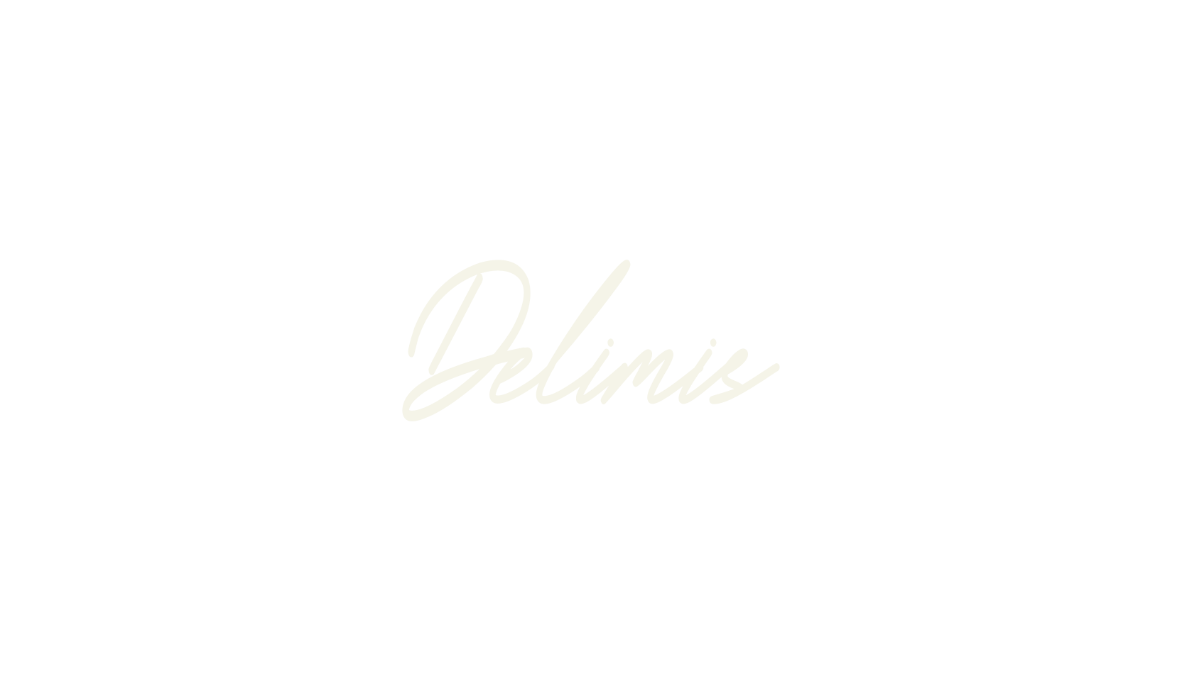 Delimis, cursive font preview