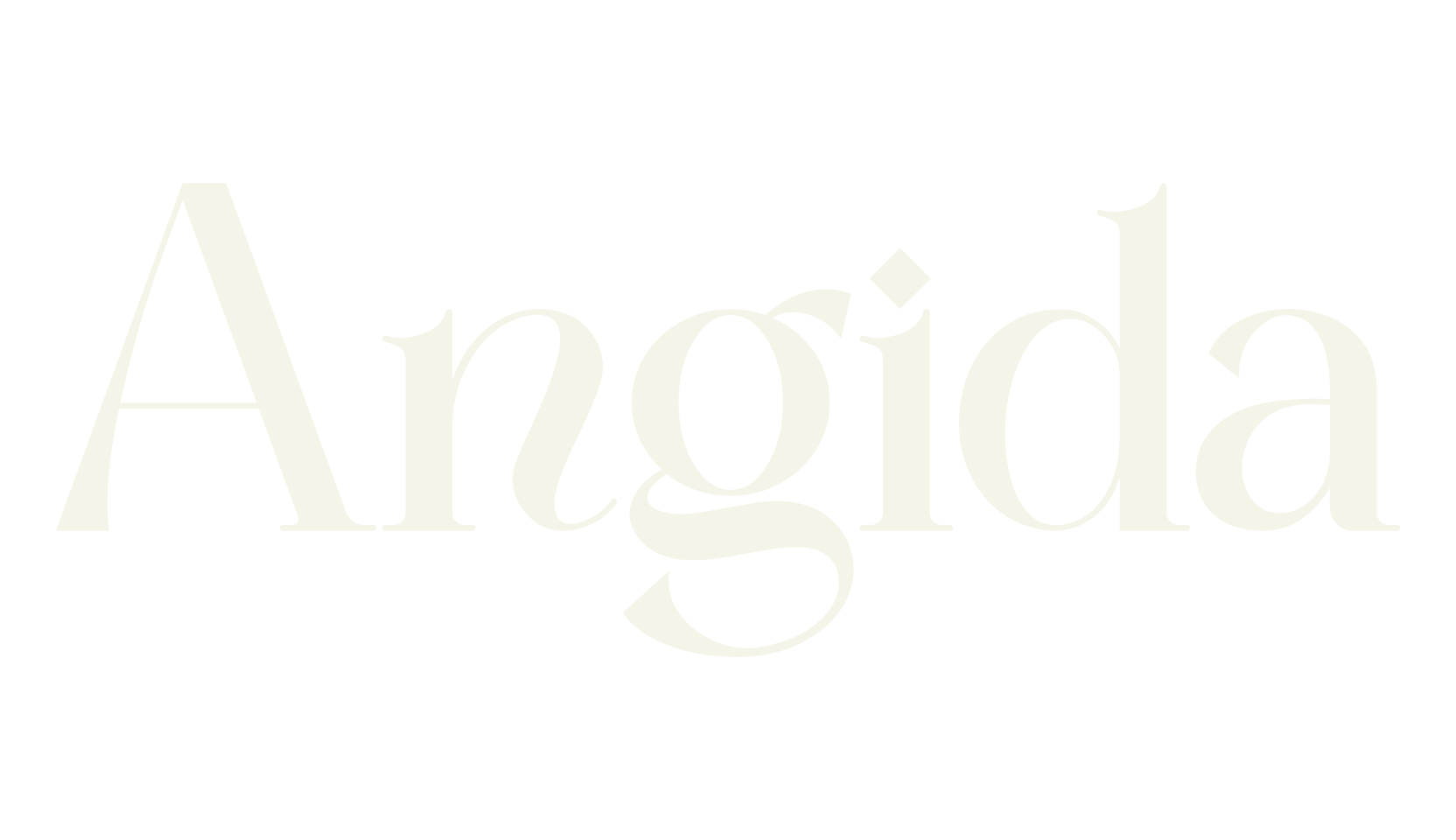 Angida, sans serif font preview