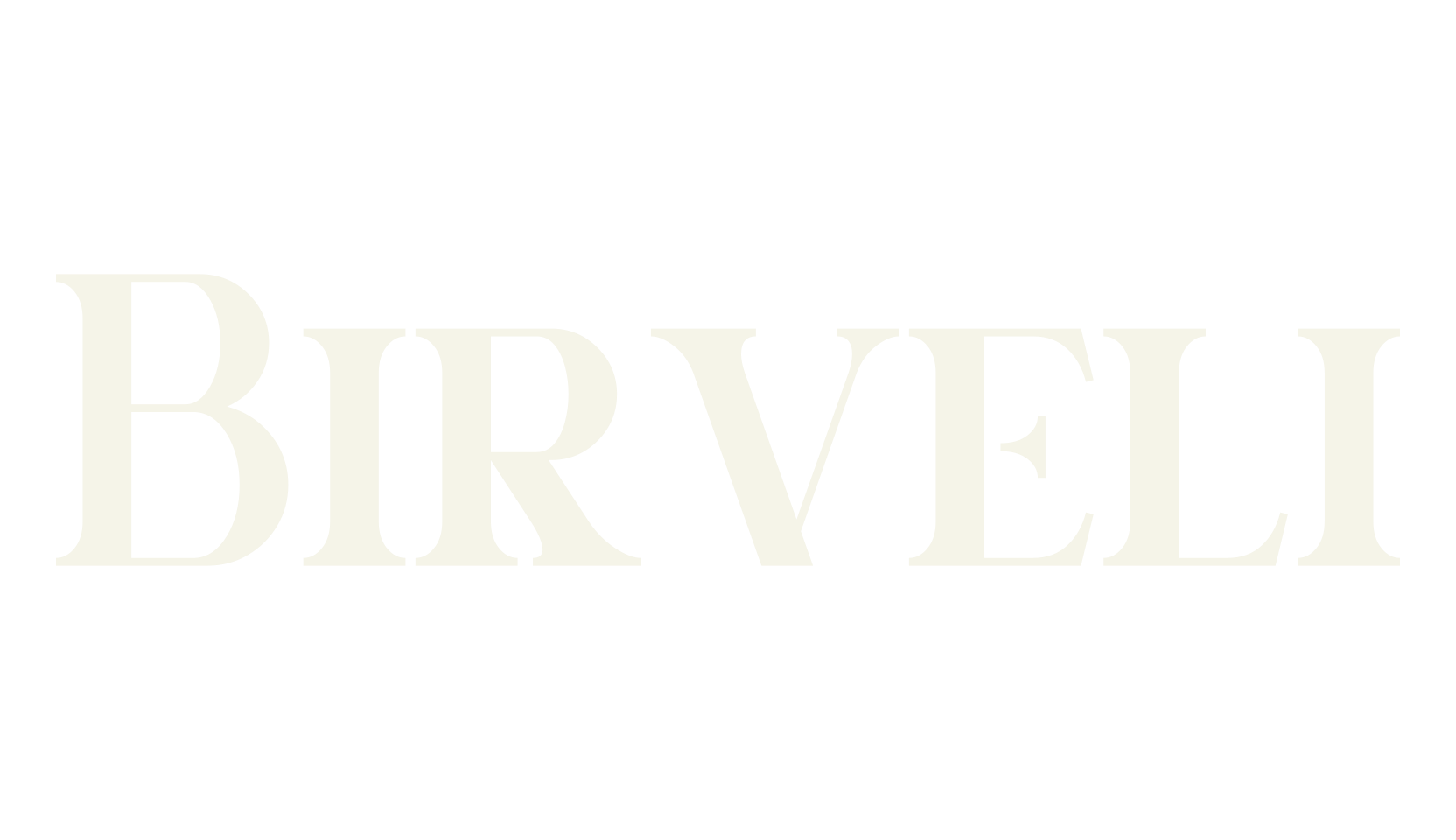Birveli, elegant font preview