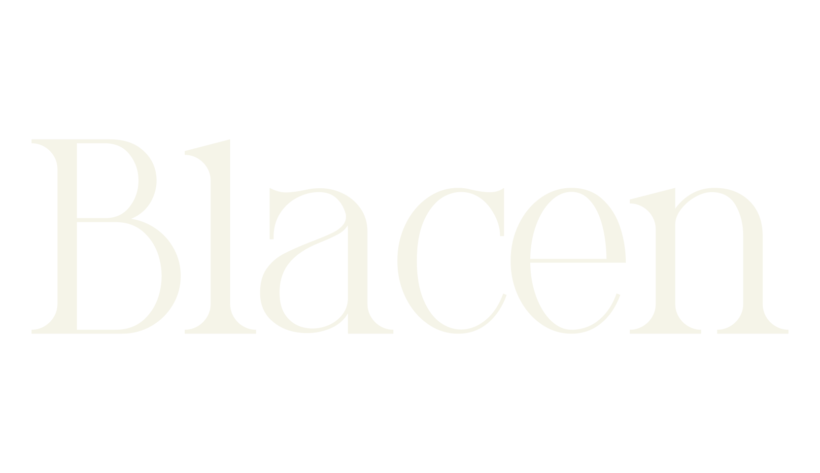 Blacen, serif font preview