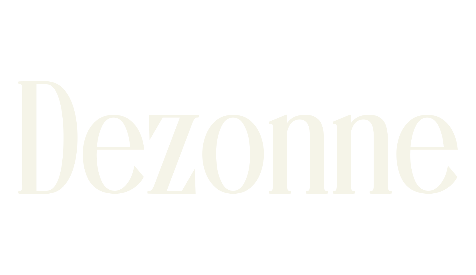 Dezonne, serif font preview