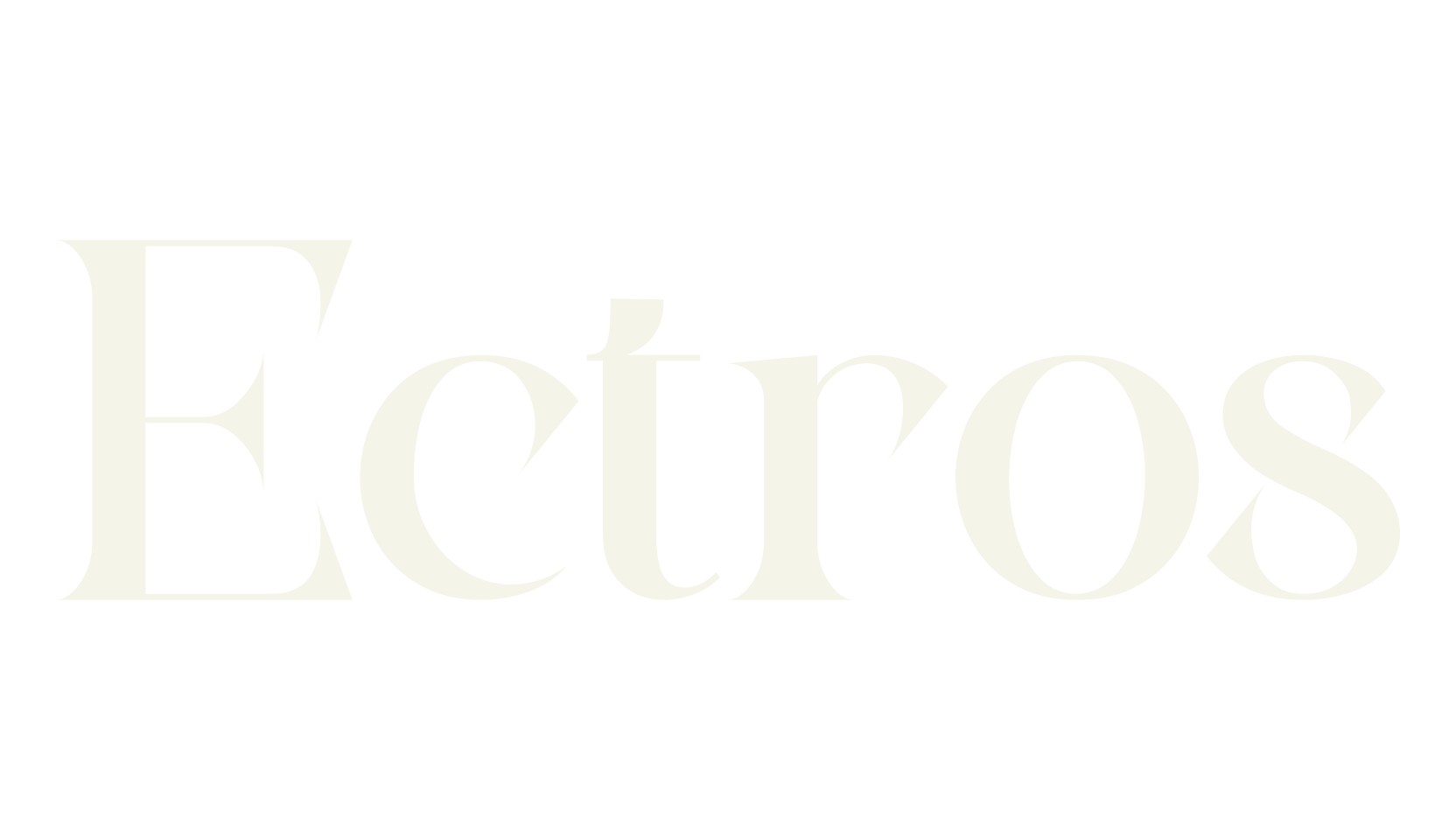 Ectros, vintage font preview