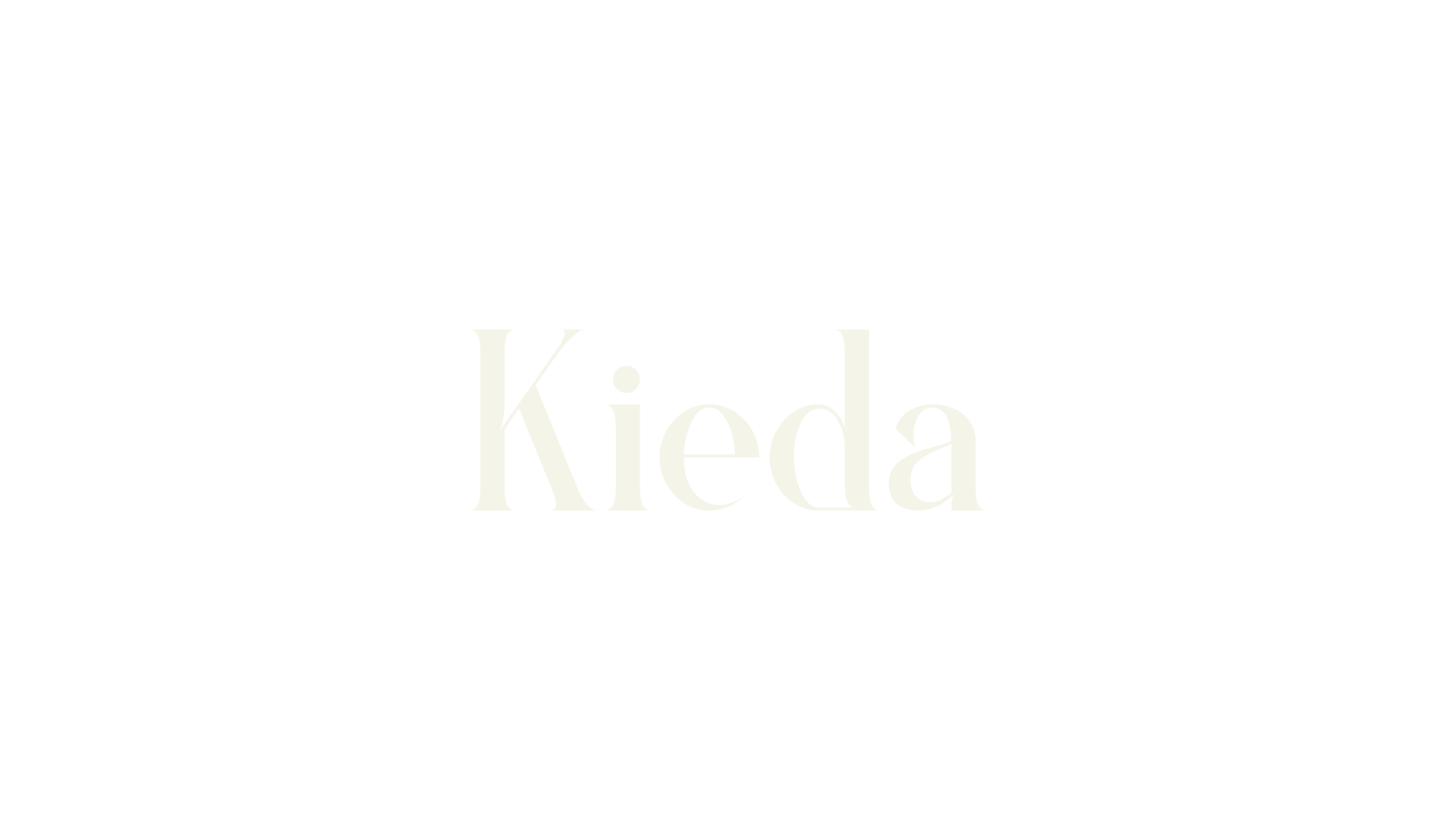 Kieda, serif font preview