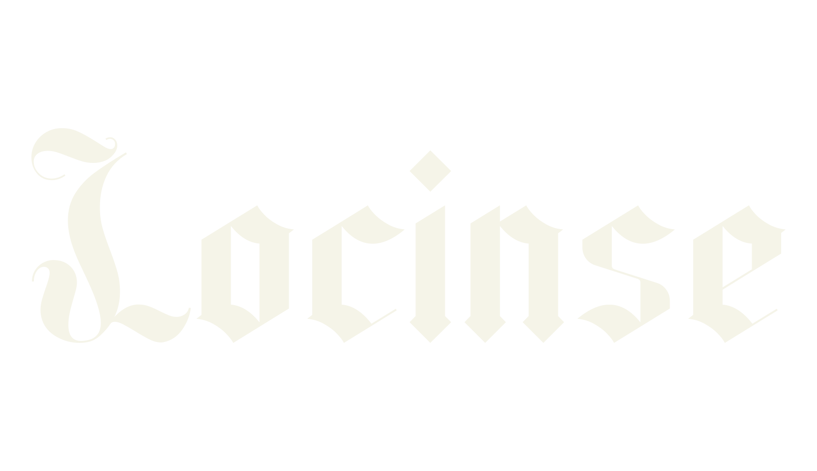 Locinse, tattoo font preview