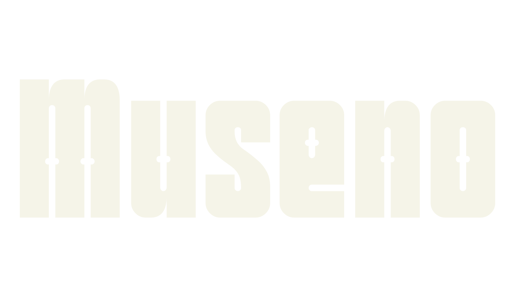 Museno, bold font preview