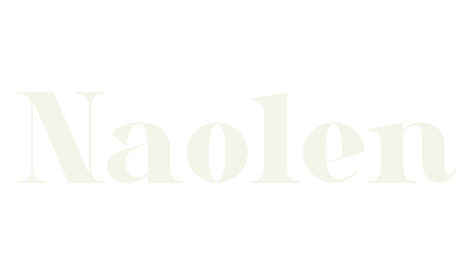 Naolen, serif font preview